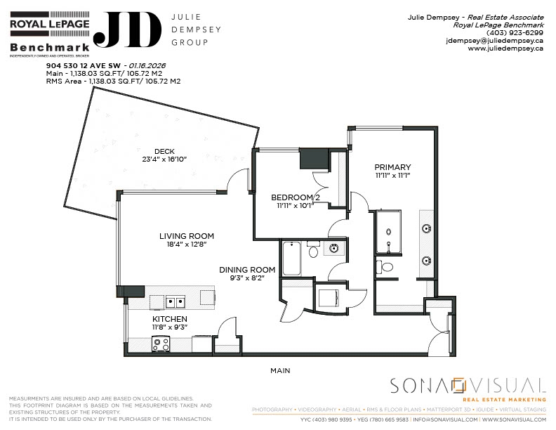  904 530 12 Avenue SW, Calgary, AB, Floor Plan