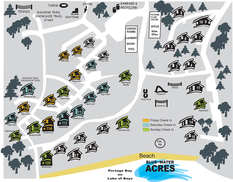 Blue Water Acres Site Plan