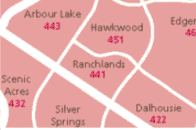 Northwest Calgary Map